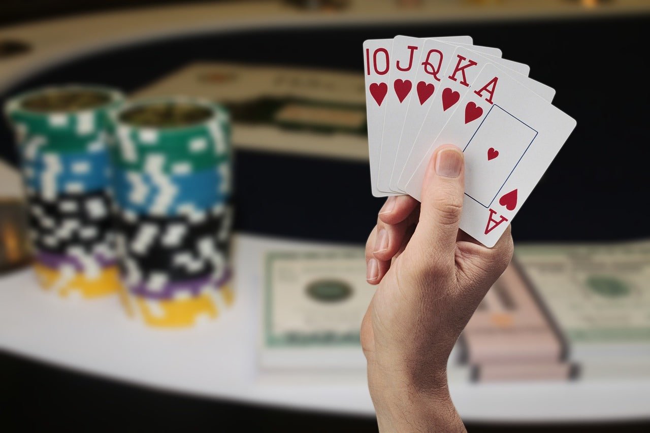 Antarmuka Texas Hold'em Bonus di aplikasi mobile wks138
